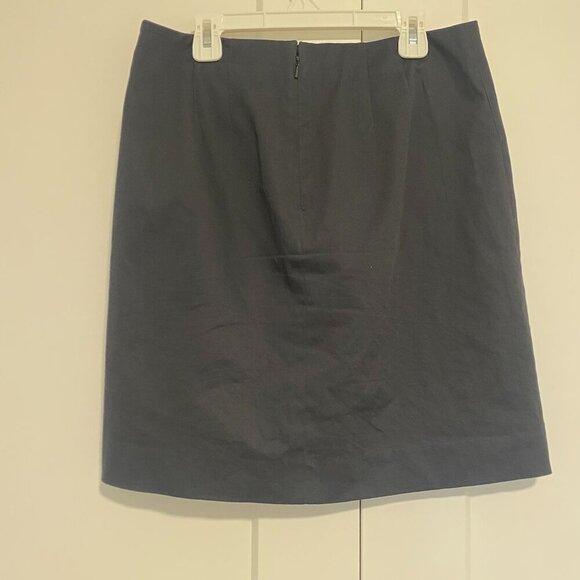 MEXX Dark Grey Office Work Uniform A-line Short Skirt  Women's Size 6 - Picture 5 of 8